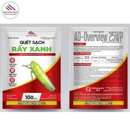 AD - OVERVIEW 25WP - QUÉT SẠCH RẦY XANH