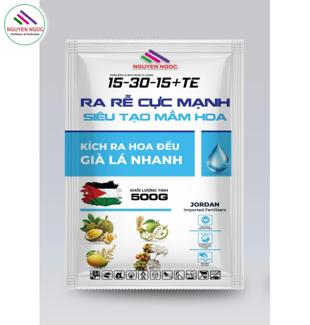 Phân bón NPK 15-30-15 +TE  NUÔI TRÁI- DẰN ĐỌT - XUẤT XỨ JORDAN 