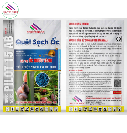 Thuốc trừ Ốc PILOT 15AB - Quét Sạch ốc